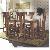 Teak Mahogany Java Bali Dining Set Chairs And Rectangular Table Kiln Dry Solid Indoor Furniture