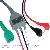Mek 3-lead Ecg Cable And Leadwire One Piece