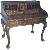 Javanese Chippendale Escritoire Antique Reproduction Mahogany Wooden Indoor Furniture Solid