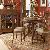 Mahogany Colonial Classic Round Dining Room Set Teak Wooden Indoor Furniture