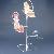 Acrylic Ladies Shoe Stand