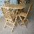 Competitive Price Of Solid Teak Folding Dining Set Garden Outdoor Furniture