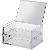 Acrylic Box 2 Drawers With Mirror Lid Narrow
