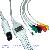 Una Moneda Cinco Cable Ecg Plomo Con Cable Conductor