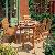 Teak Garden Benches Set Patio Teka Outdoor Furniture Solid Kiln Dry Wood