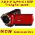 Hd Digital Video Camcorder Video Camera 2.4 Inch Tft Lcd 5mp 4xzoom Dv 8gb Red Color