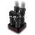 1x4 Controller Charger Station Charging Stand For Ps3 Move