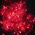 Red Color 100 Led Bulbs Christmas Party String Fairy Lights For Christmas Decoration