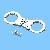 Sh-th Nickel Plated Handcuff