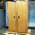 Light Oak Wooden Wardrobes, Stock# 3317-1609