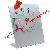 Stainless Steel Ratchet Silvery Clock