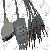 Fukuta One Piece 10-lead Ecg Cable With Leadwire