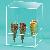 Acrylic Ice Cream Cone Holder With Lock