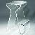 Clear Acrylic Bar Stool
