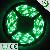 Smd 5050 Led Flexible Strip Green Color