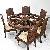 Carved Teak Handcrafted Furniture, Silver, Brass, Minakari Furniture, Sofa, Dinning, Traditional Liv