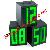 Matrix Cube Alarm Clock