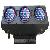 Outdoor Led Wall Washer Lighting Rgb 108watt In Event Show