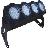 Led 4-head Colour Blinder Light