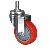 Threaded Stem Pu Caster Factory