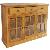 Teak Buffet Glass