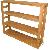 Teak Shoes Rack