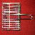 Stainless Steel Grill Grid Baskets For Food Processing