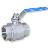 Titanium Ball Valve Threaded End Ta2, Gr C3 Material Full Port Design 1000 Psi Npt, Bspt, Bsp, Din