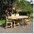 Dinning Set Ellipse From Bamboo With 4 Chair