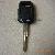 Black Nsn11 Subaru Key Shell