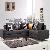 High Quality Modern Sectional Corner Leisure Sofa, Home L Shape Seat, Living Room Furniture