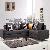 High Quality Modern Sectional Corner Leisure Sofa, Home L Shape Seat, Living Room Furniture