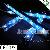 Ip68 Waterproof Led Aquarium Light Bar Blue 460-470nm