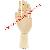 Wooden 15-joint Moveable Manikin Hand Model