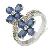 Offer Fengzhen Brand Jewelry Ring With Czech Stones And Zircon