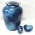 Majestic Blue Urn Brass