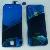 Shinning Lcd Diaplay Digitizer With Toch Screen Home Button-blue Iphone 4 Full Plating Kits