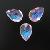 Faceted Drop Crystal Beads