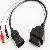 Fiat Lancia Alfa Romeo 3 Pin To Obd2 Obd Adapter Cable