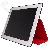 Ipad 2 Icarer Belt Styles Real Leather Cases Red