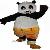 Kungfu Panda Costume Mascot