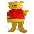 Winnie Pooh Mascot Costume Cartoon Character Costumes