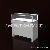 Kiosk Store Round Showcase With Led Lighting For Jewelry Display