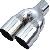 Universal Muffler Made Of Stainless Steel Witn Mirror Polish