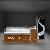 Orange Color Jewelry Display Case And Kiosk With Light-emitting Diode Lights