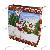 Lovly Snowman Beside The House For Christmas Shopping Bag