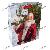 Santa Man With Pine Tree Matt Paper Bag