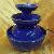 Blue Glazed Ceramic Water Fountain
