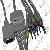 Shanghai Kohden One Piece Ecg Cable With Leadwire
