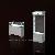 White Lighted Silver Display Counter And Cabinet Design
